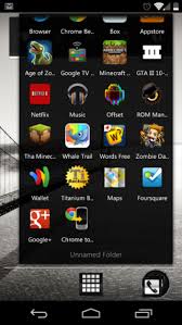 Free android launchers with folders in app drawer?
